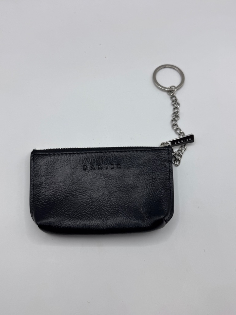 Danier black leather key pouch